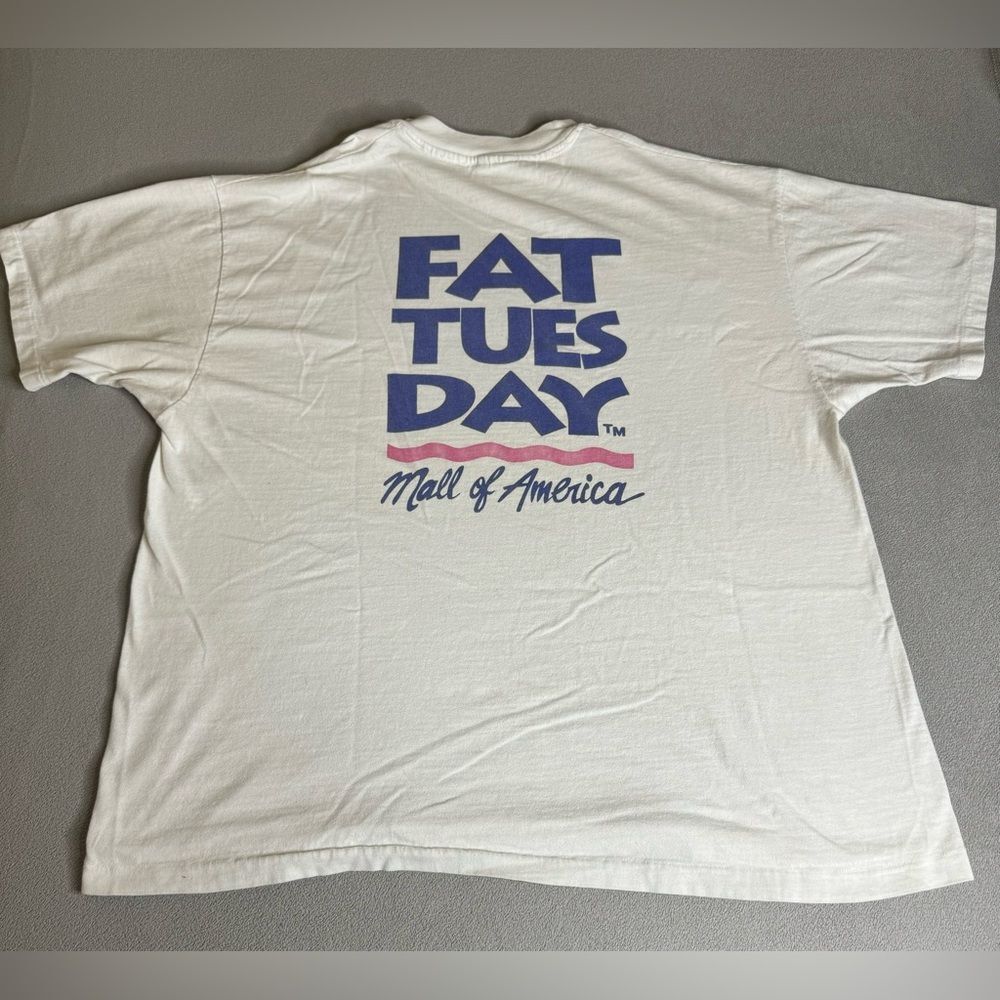 Vintage shirt Fat Tuesday mall Of America single Stitch mande in USA size XL